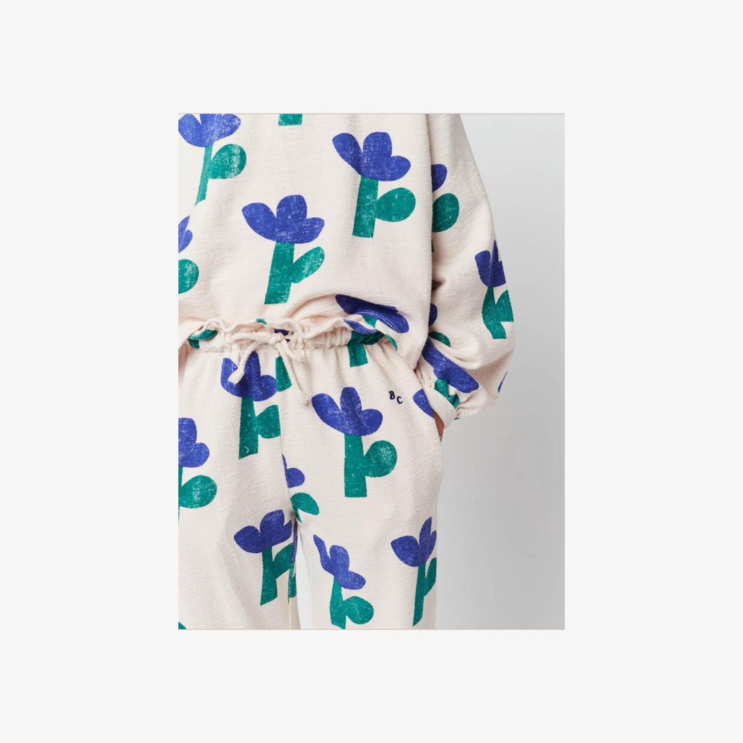 Sea Flower All Over Gathered Joggers