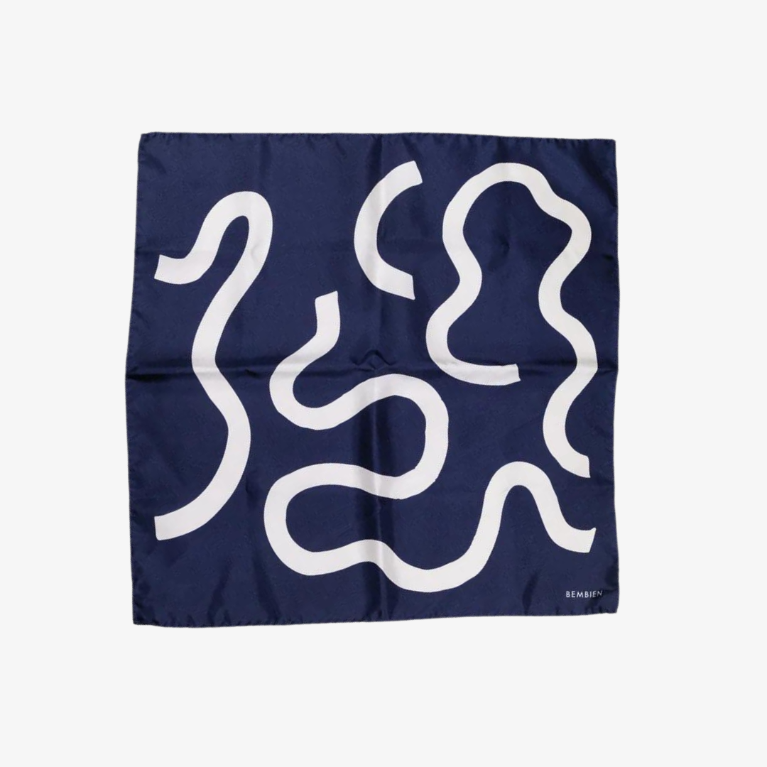 MOMA SCARF IN NAVY