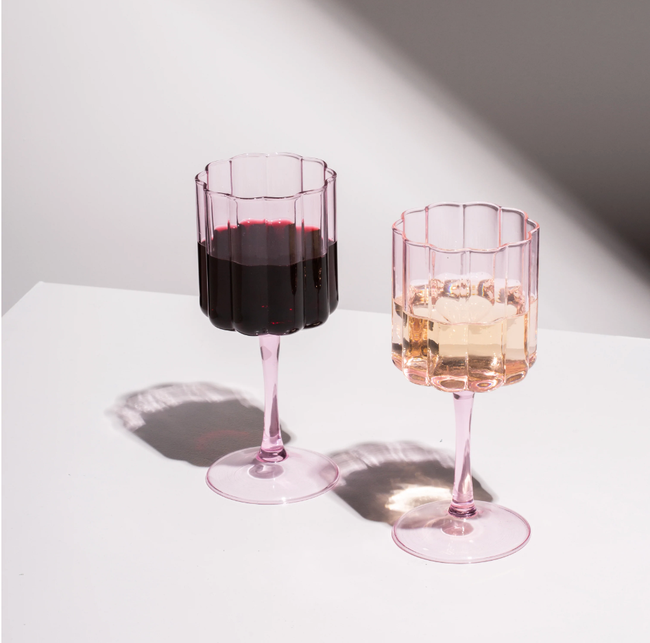 Wave Wine Glass-Set of 2