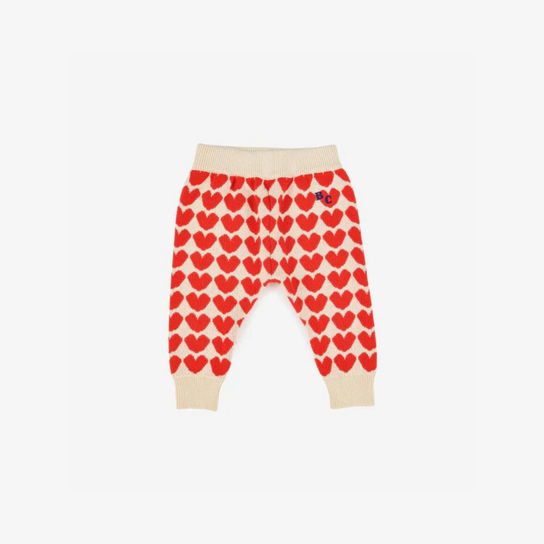 Hearts knit trousers